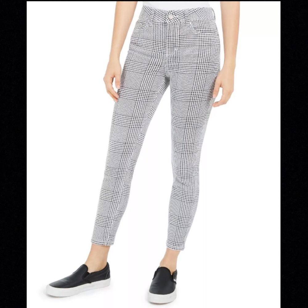 Indigo Rein Houndstooth Skinny Ankle Pants Size 5